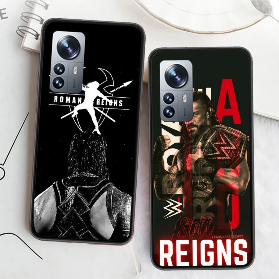 Чехол для телефона R-Roman Big Dog R-Reigns Xiaomi Poco X7 X6 X5 X4 X3 GT NFC M4 M5 Pro 5G M3 Mi F6 F5 F4 F3 F2 F1 Capa Coque TPU Co