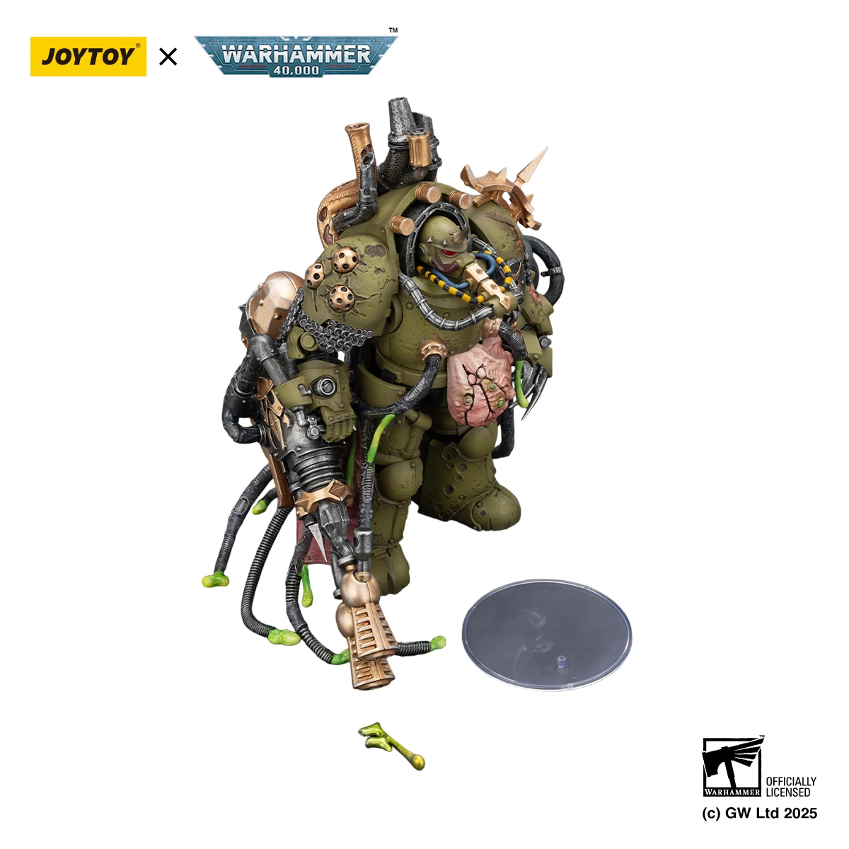 Фото В НАЛИЧИИ JOYTOY Warhammer 40K 1/18 Фигурки Death Guard Foul Blightspawn и Lord of Virulence, 2 шт., аниме-модели №4