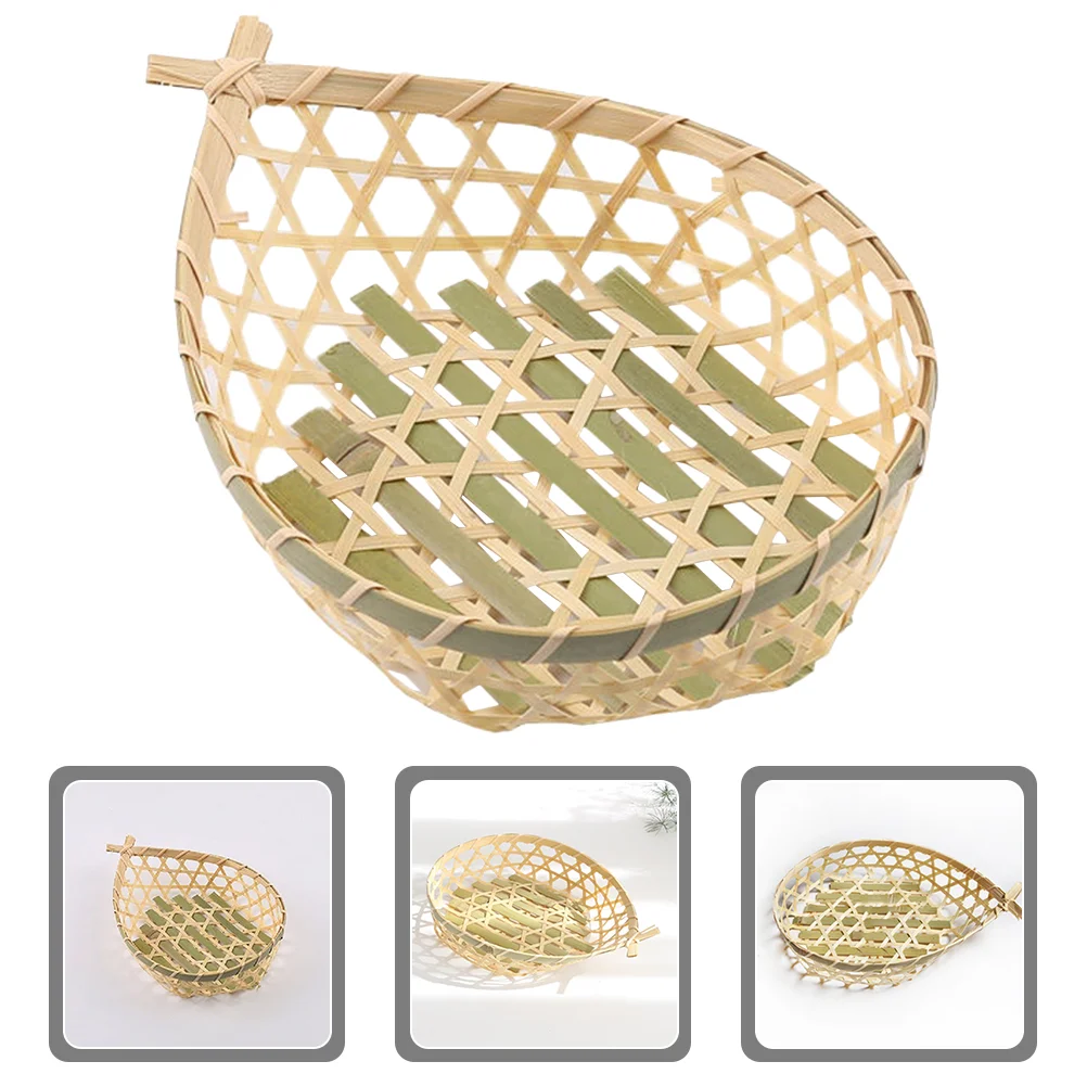 Basket Serving Fruit Tray Breadfood Snack Storage Woven Wicker Baskets Holder Fry Dried Bowl Bowls Candy Chip Deli French Wall