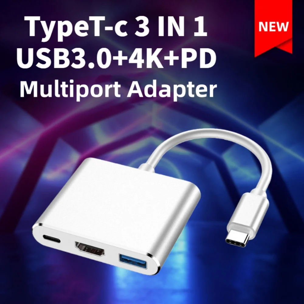 Концентратор 4k Hdmi Usb C совместимый с 3.0 Type Pd для Macbook Ipad Samsung S20 Nintendo Switch