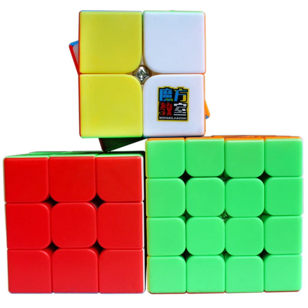 3 шт. в наборе смешанные наклейки 3x3 Cubbe 444 карманные Cibe MoYo 2x2 Cubing классные цветные венгерские кубики в фотографиях подарок для мальчиков
