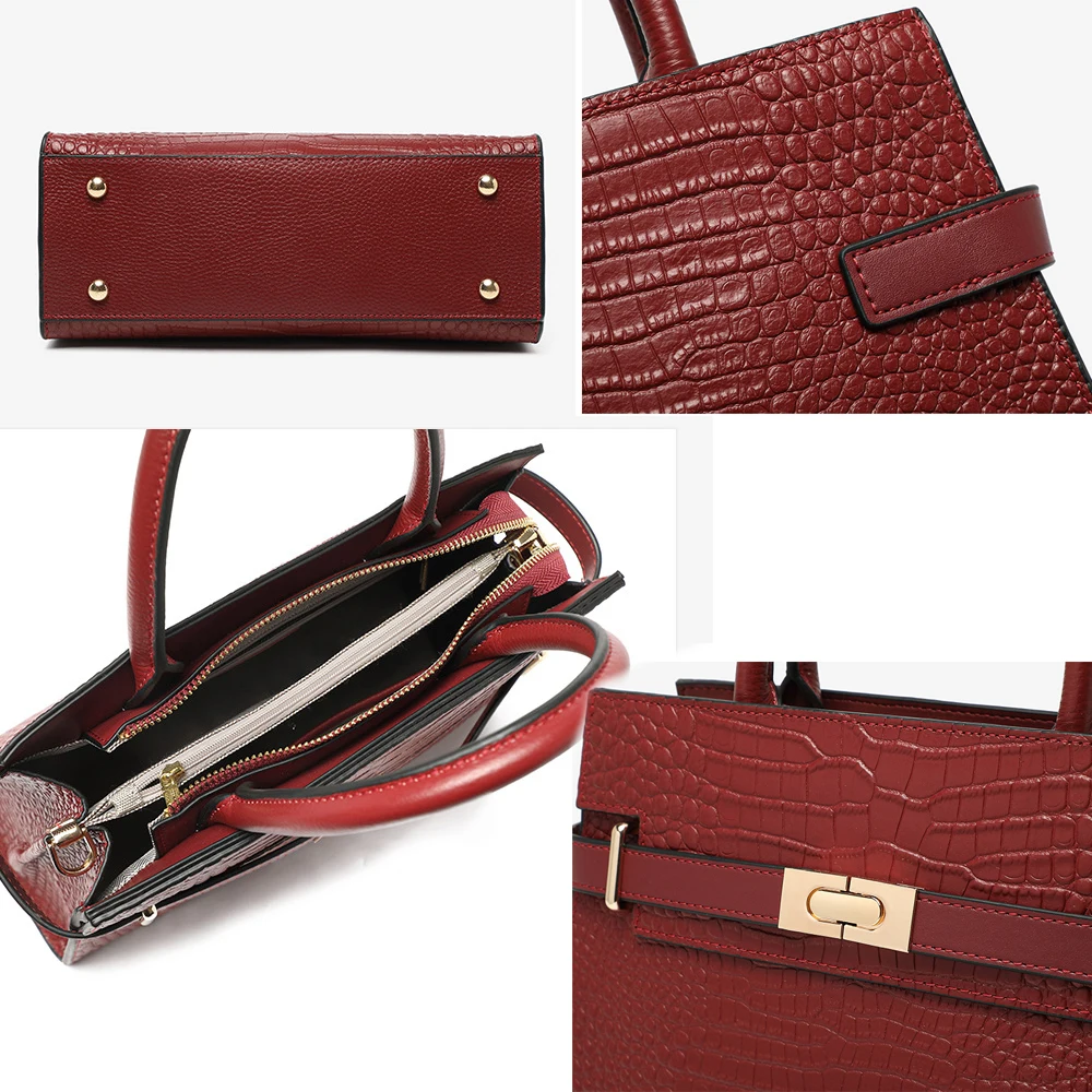 Женские сумки через плечо вместительная сумка из натуральной кожи роскошные