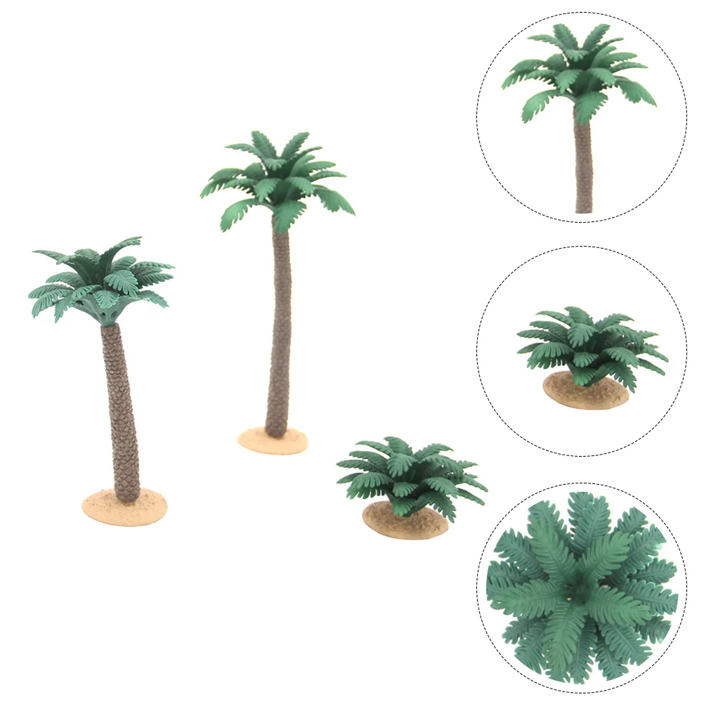 

Tree Trees Scenery Model Palm Miniature Landscape Models Artificial Railroad Train Garden Minidiy Topper Cake Fairy