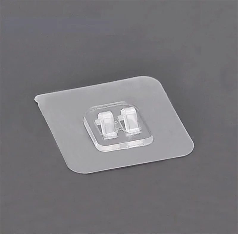 Прозрачные пластиковые крючки Seamless Adhesive Hook 2/4 шт.