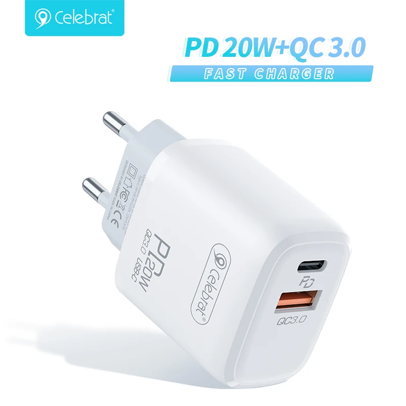 

Зарядное устройство PD 20 Вт USB Type-C, портативное быстрое зарядное устройство QC 3,0, адаптер для быстрой зарядки для iPhone 13, 12 Pro, Mini, Huawei, Xiaomi, Samsung, п...
