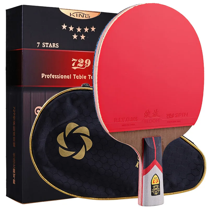 

Friendship 729 table tennis racket professional grade gold standard 7-star authentic student table tennis bats