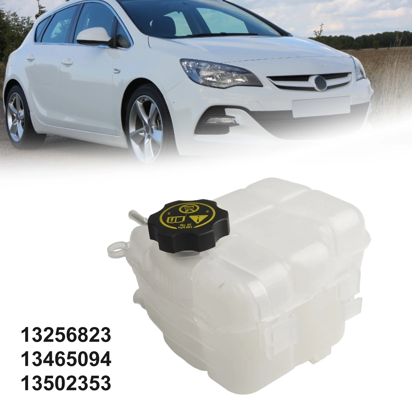 Фото Расширительный бачок радиатора двигателя для Vauxhall/Opel 13256823 13465094 13502353, запасная часть для автомобиля №3
