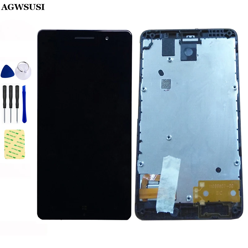 

for Nokia X A110 RM 980 RM980 LCD Display Panel Monitor Screen RM980 LCD Touch Screen Digitizer Sensor Assembly With Frame