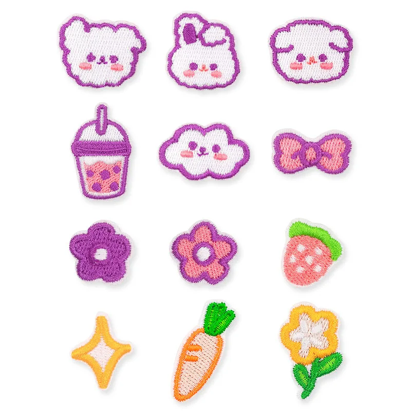 

Embroidery Patch Cute Animal Cartoon Decorative Cloth Sticker Clothing Thermoadhesive Patches Iron-on Transfers for Clothing