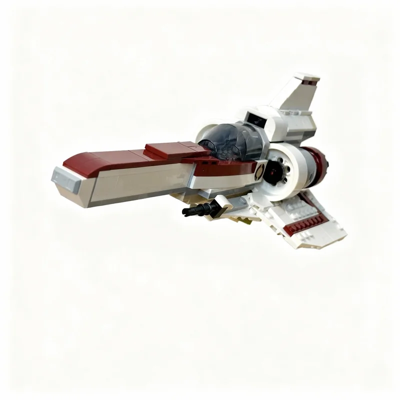 Фото Набор для сборки модели звездолета Battlestar Galactica Colonial Viper (347 деталей), серия MOC, подарок для дома, DIY-конструктор №4