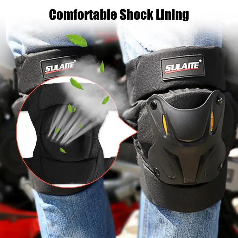

Motorcycle Knee Pads and Elbow Pads Motocross Knee Protector Guard MTB Ski Protective Gear Knee Pad Motorcycle Support Tool
