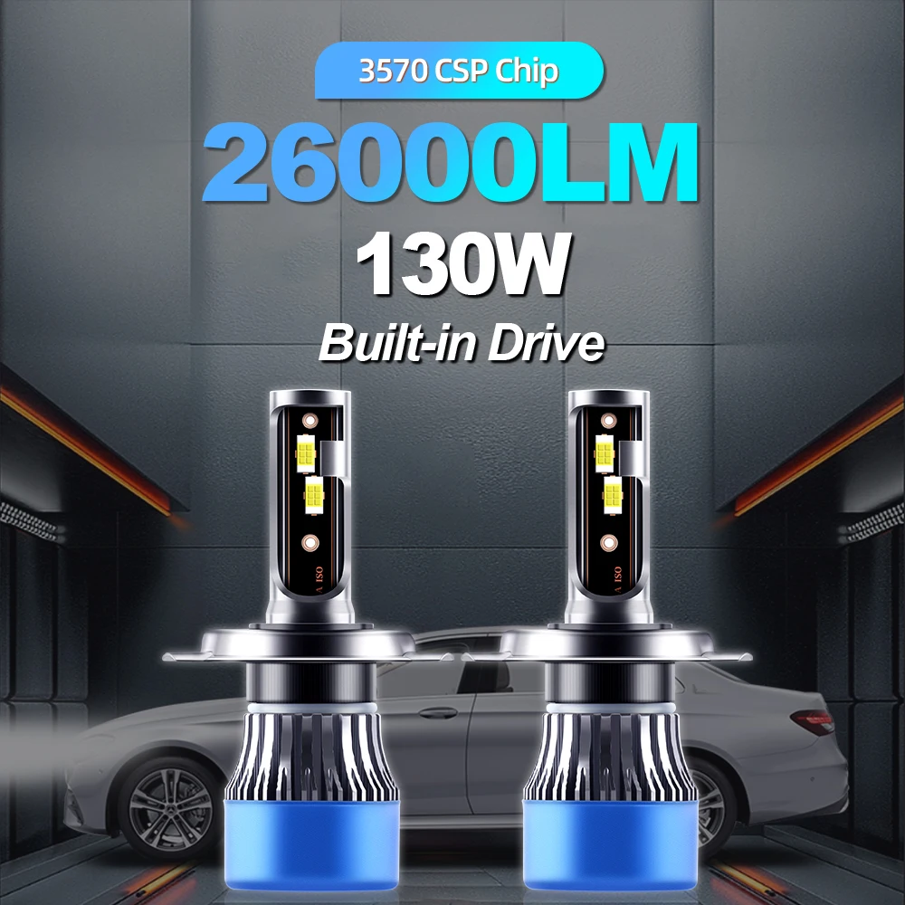 

Светодиодные Лампы Canbus 130 Вт 9004 9006 HB3 HB4 Универсальные Автомобильные Передние Противотуманные Фары 12 В Супер Яркие...