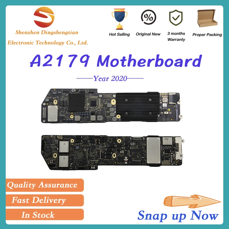 

Original Motherboard For Macbook Air Retina A2179 Logic Board With Touch ID i3 i5 8g 128g 256g 500g 2020 Year EMC 3302 661-14741