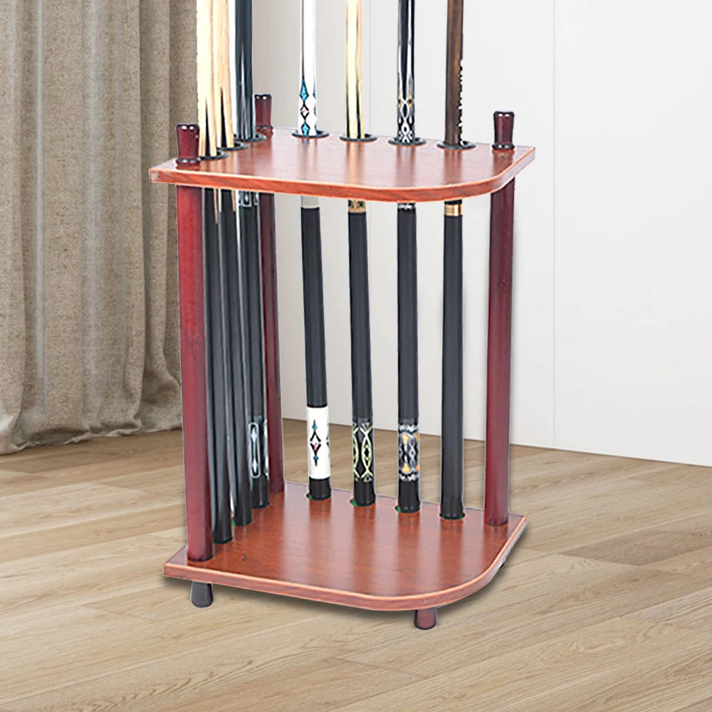 

Billiard Cue Stick Holder, Pool Cue Stick Rack, Floor Stand, 7 Holds