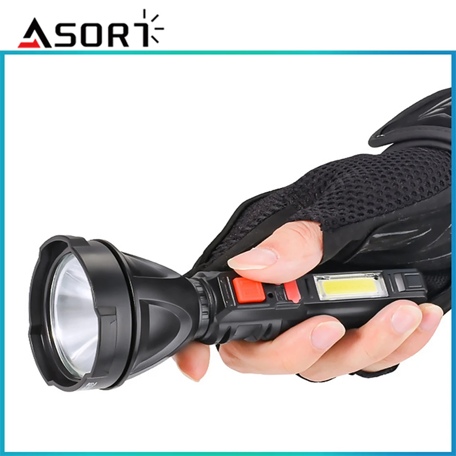 Ultra Bright Flashlight USB Charging High-power LED Zoom Outdoor Multi-function Waterproof Torch