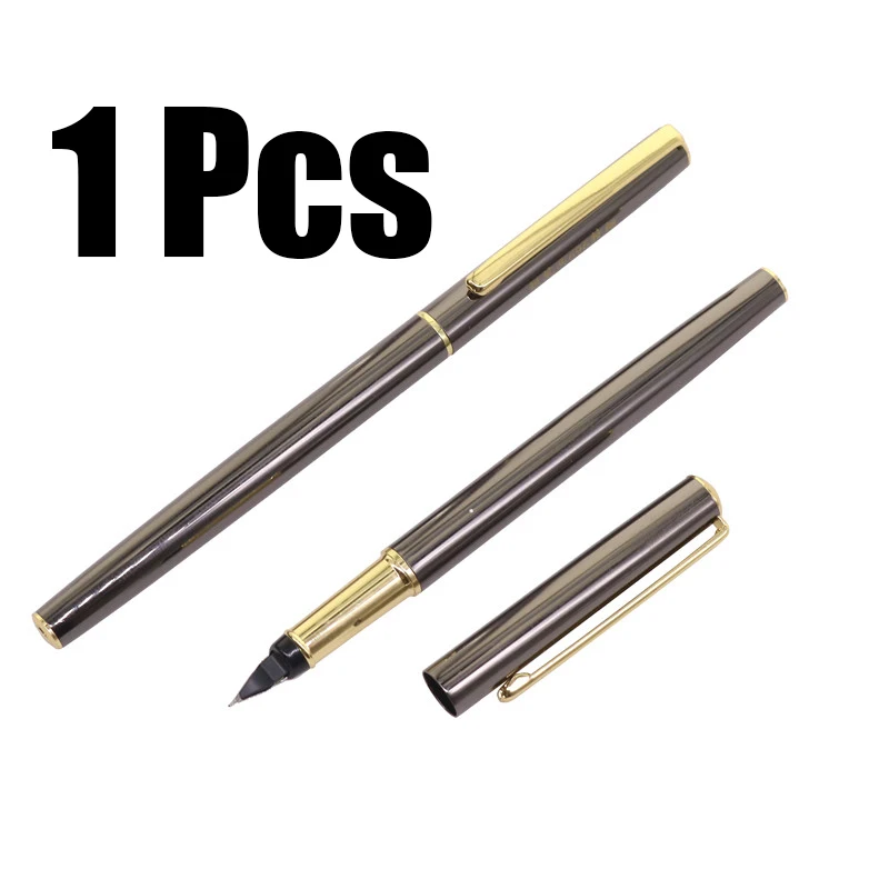 AliWuzn перьевая ручка из стали серебристого цвета 0,38 мм