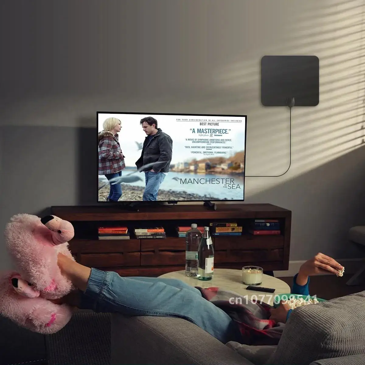 Телевизионная антенна Polska линии DE Oscam 4K HD TV Box DVB Digital EU Stecker cccann Antenna flache Design