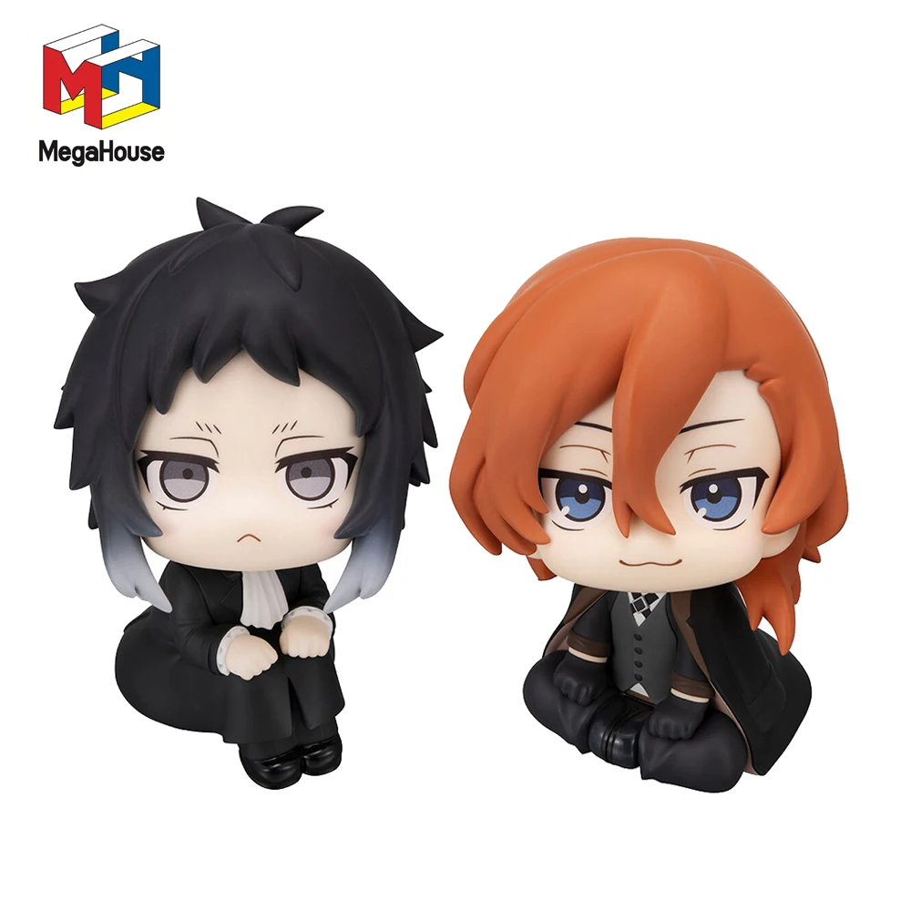 Фото Оригинальный MegaHouse Look up Bungo Stray Dogs Ryunosuke Akutagawa Nakahara Chuuya Коллекционная серия Модель Персонажа из мультфильма 11 см №1