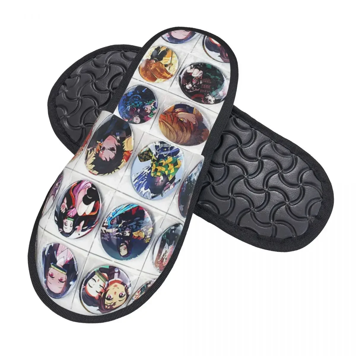 Тапочки Kimetsu No Yaiba для мужчин и женщин пушистые тапочки рассекающие демонов