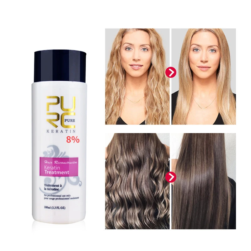 

Straightening Hair Repair And Straighten Damage Hair Products Brazilian Keratin Treatment Purifying Shampoo Hair Care 100ml