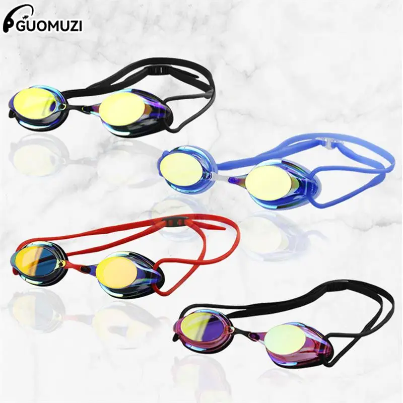 

Профессиональные очки для соревнований, плавательные очки с покрытием, противотуманные, водонепроницаемые, с УФ-защитой, силикагелевые очки для дайвинга, гоночные очки
