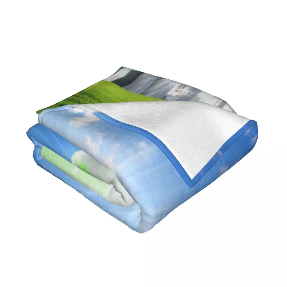 Frutiger Aero Global Nature City Ультрамягкое одеяло из микрофлиса