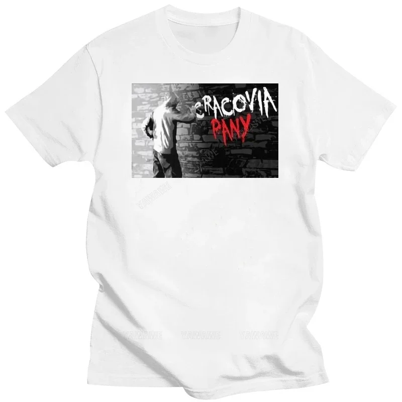 Черная футболка для футболки Cracovia Krakow Pany Poland Polska Patriotyczne Футболка S - Xxxl Hot Topic