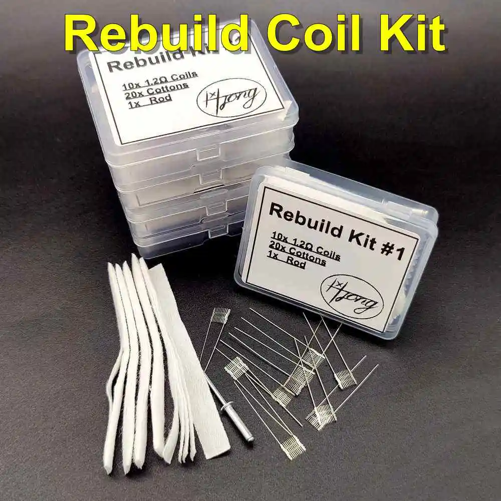 

DIY Tool Rebuild Coils Kit Mesh Coil Resistance Wire 1.2ohm For Aspire For Nautilus Film AVP