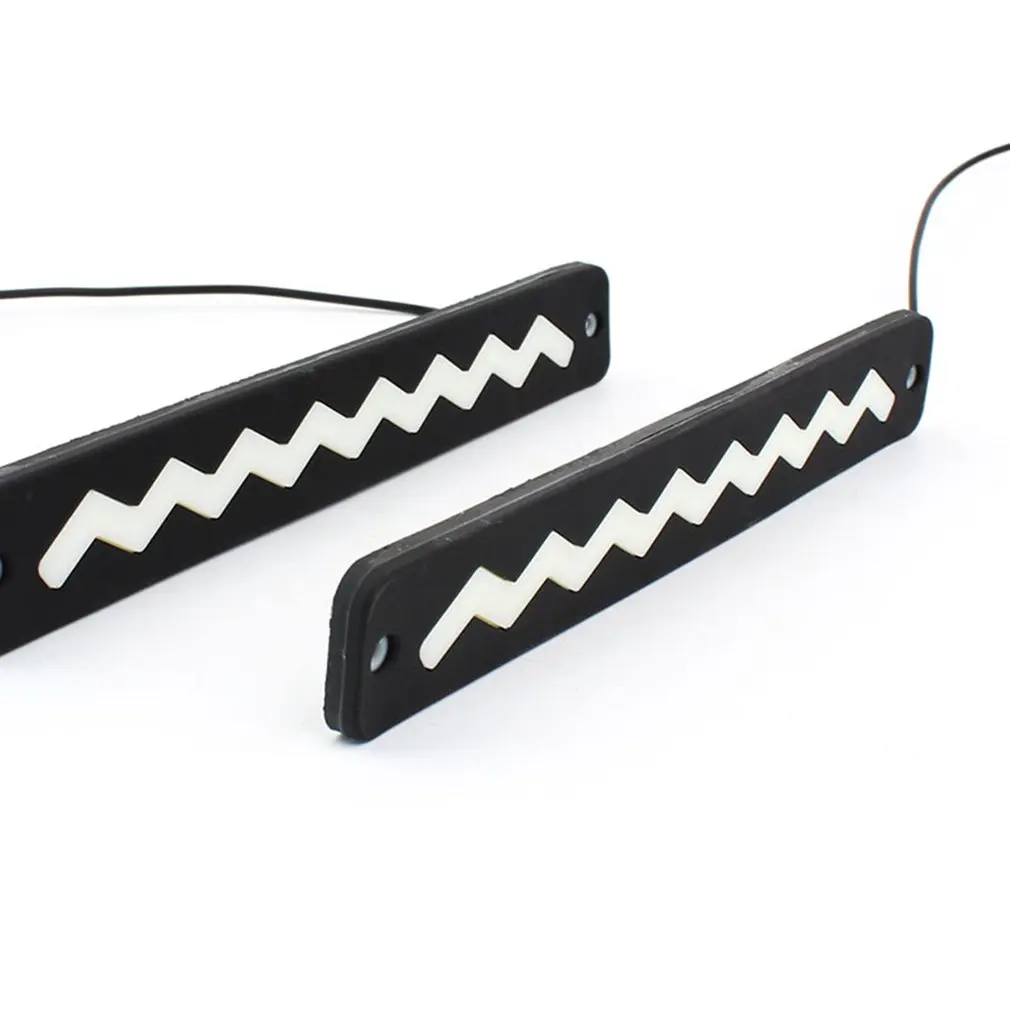 

New 2Pcs COB DRL Driving Lamp Waterproof Day Time Lights LED Daytime Running Turn Signal Light Bendable Led Two Shapes