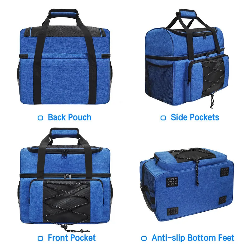 Сумка-тоут для боулинга сумка хранения 2 мячей тоут с разделителем на мягкой