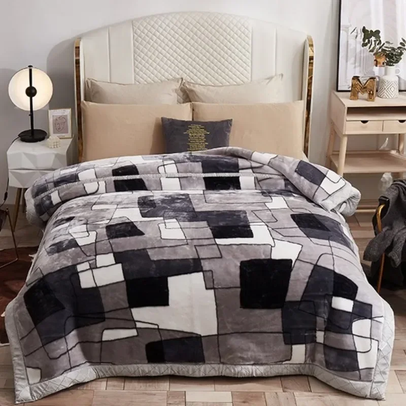 Пушистое изоляционное детское одеяло Двухслойное утолщенное зимнее шерстяное