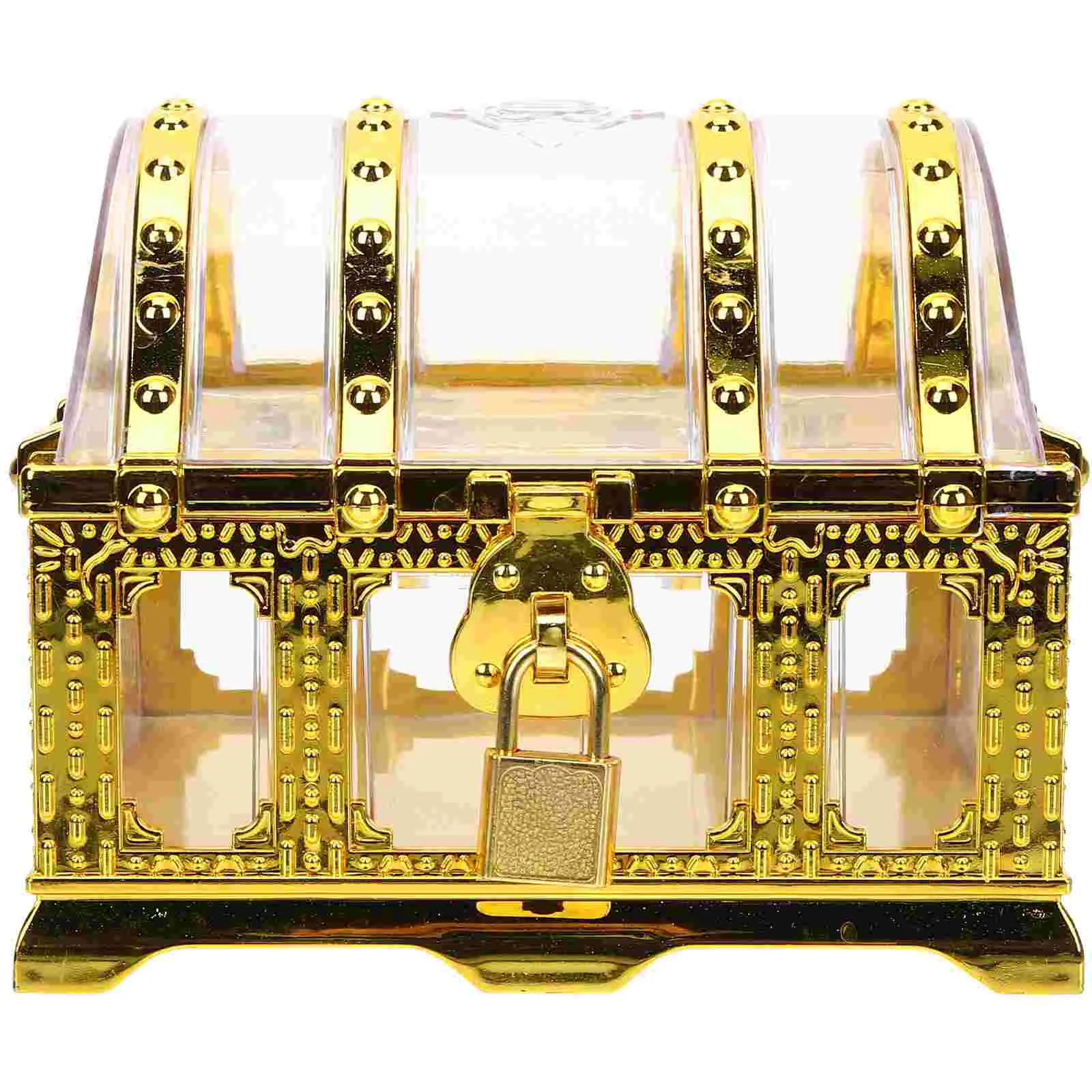 

Childrens Toys Kids Trinket Box Caribbean Pirate Treasure Transparent Cosplay