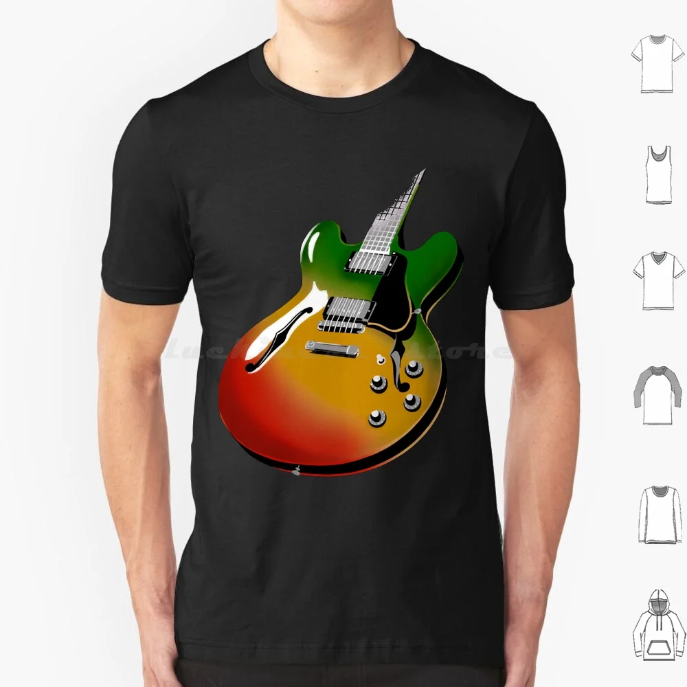 

Reggae Electric Guitar T Shirt Big Size 100% Cotton Reggae Electric Guitar