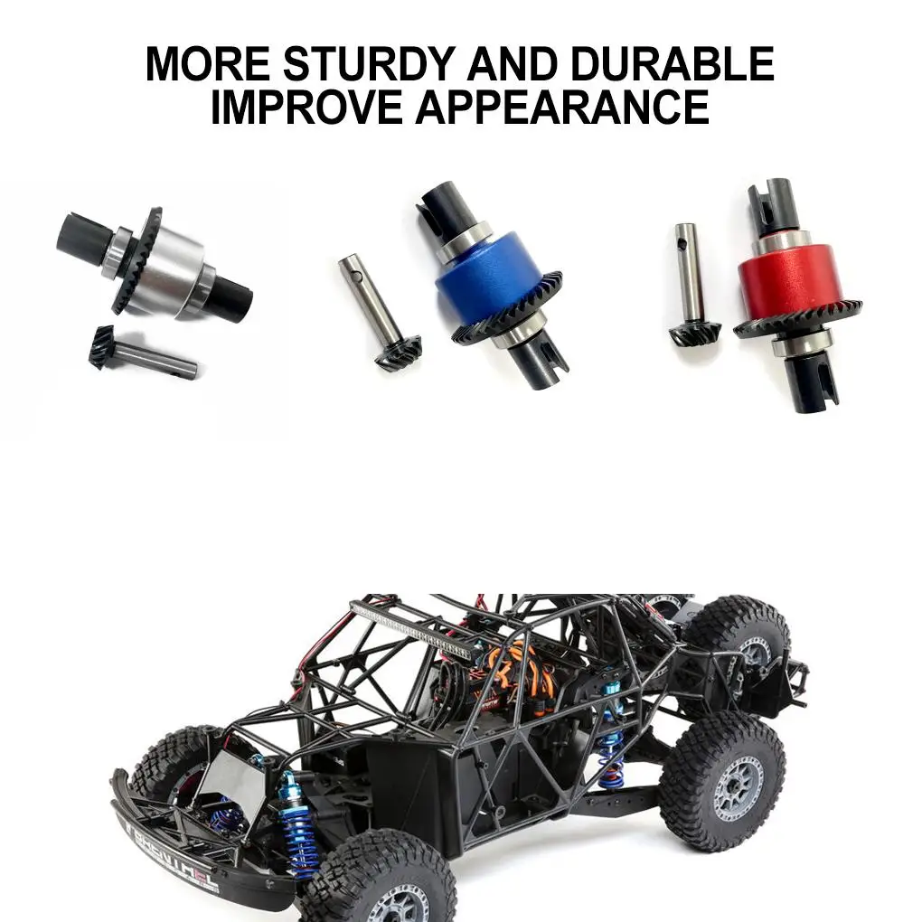 2 шт. 1/10 передний мост дифференциальный вал из алюминиевого сплава прочный для LOSI