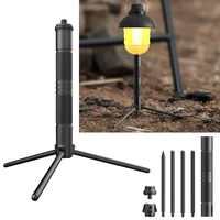 foldable camping outdoor fishing tripod support hiking equipment lights stand holder tripod bracket