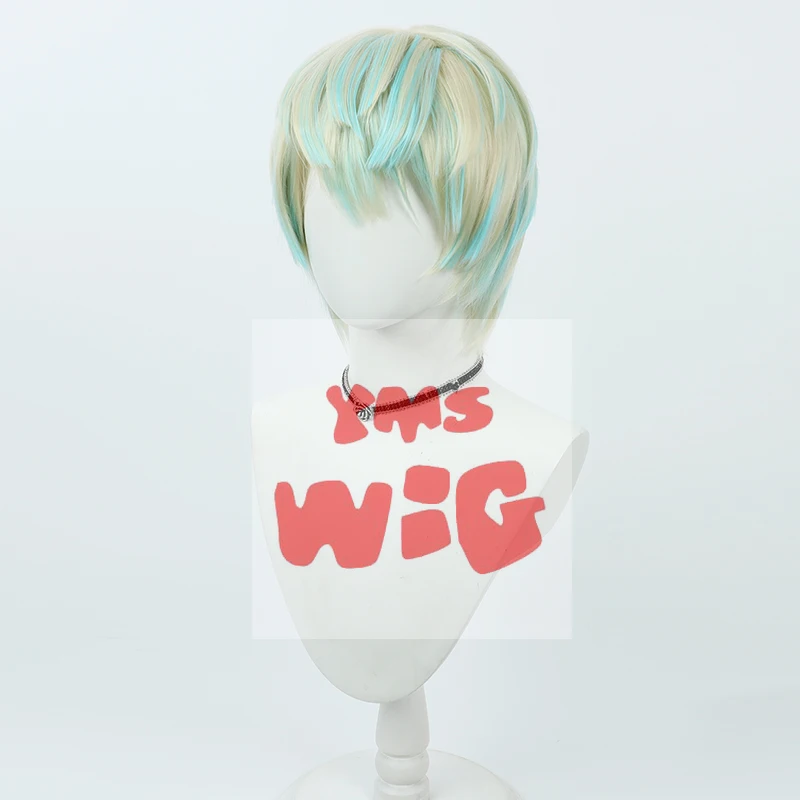 Аниме Vtuber Nijisanji Hibachi Mana парик для косплея термостойкие синтетические волосы