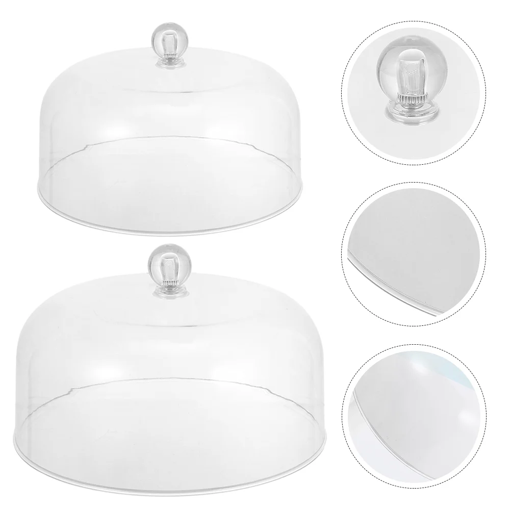 

Cover Cake Domeacrylic Display Tent Splatter Microwave Dish Camping Panstand Plate Dessert Cheese Warmer Fly Tray Pastry Clear
