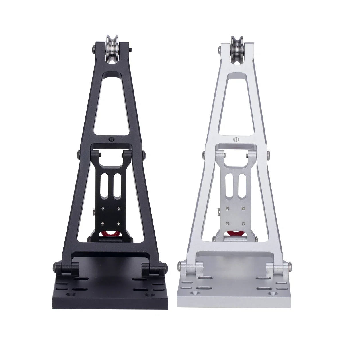 Aluminum Wciągarka Ratownicza/Tow Truck Crane Arm Wrecker Kit for 1/10 RC Crawler Car Axial CAPRA 1.9UTB Trail Buggy Simulation