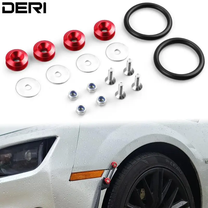 

Quick Release Fasteners F JDM Car Bumpers Hatch Lids Fixed Buckle&Nut Kit or Car Bumpers Trunk Fender Hatch Lids Car-styling