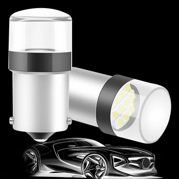 2PCS New 1156 P21W BA15S R5W R10W BAU15S 1157 P21/5W BAY15D LED Bulbs Car Tail Brake Light Auto Backup Reverse Lamp Turn Signals 1