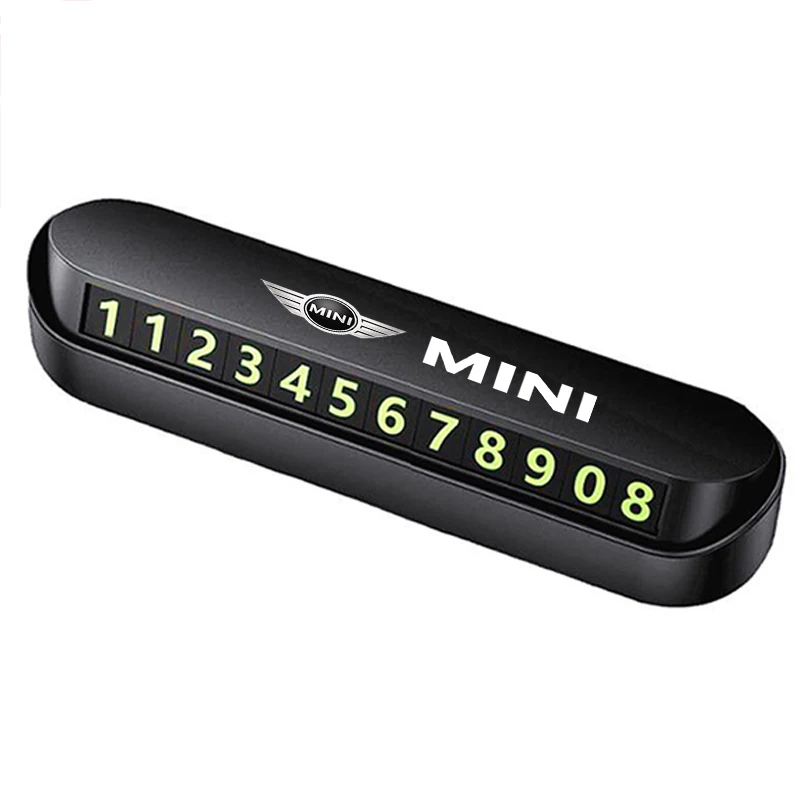 Автомобильная табличка с номером, 1 шт., для мини-логотипа Cooper Countryman Clubman R55 R56 F55 F56 F60, аксессуары