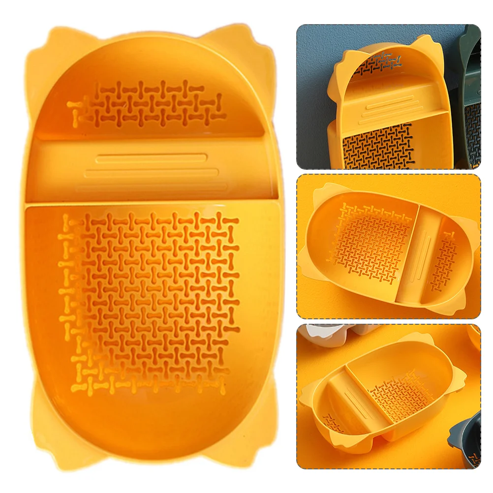 

Sink Basket Strainer Kitchen Rack Drain Storage Colander Wastefruit Washing Corner Mesh Drying Metal Wash Organizer Filternet