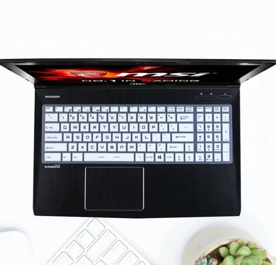 Силиконовый чехол для клавиатуры ноутбука Защитная пленка MSI GS76 Stealth / GS75 stealth GT76