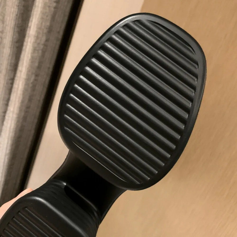 Женские сапоги до колена на платформе высокие эластичные молнии бедра зима-осень