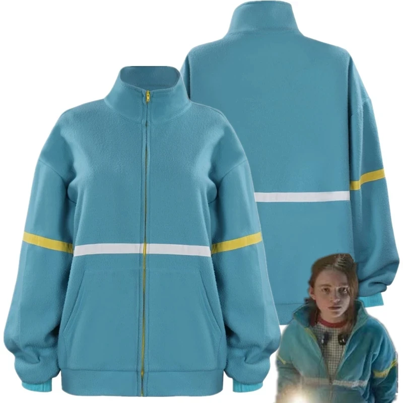 

Movie TV Series Stranger Things Season 4 Cosplay Costume Max Mayfield Unisex Coat Halloween Adult Sweatshirt Jacket Party Wear