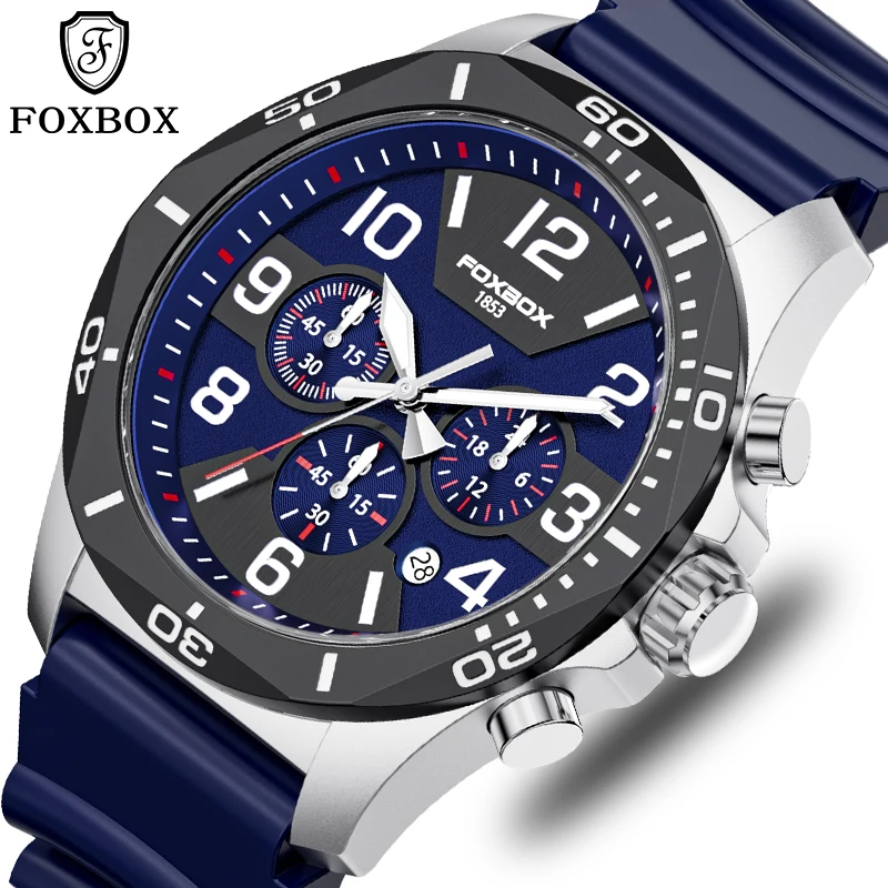 

2022 LIGE New Fashion Chronograph Watches for Men Top Brand Luxury Men Quartz Wrist Watch Sport Date Silicone Watch Reloj Hombre