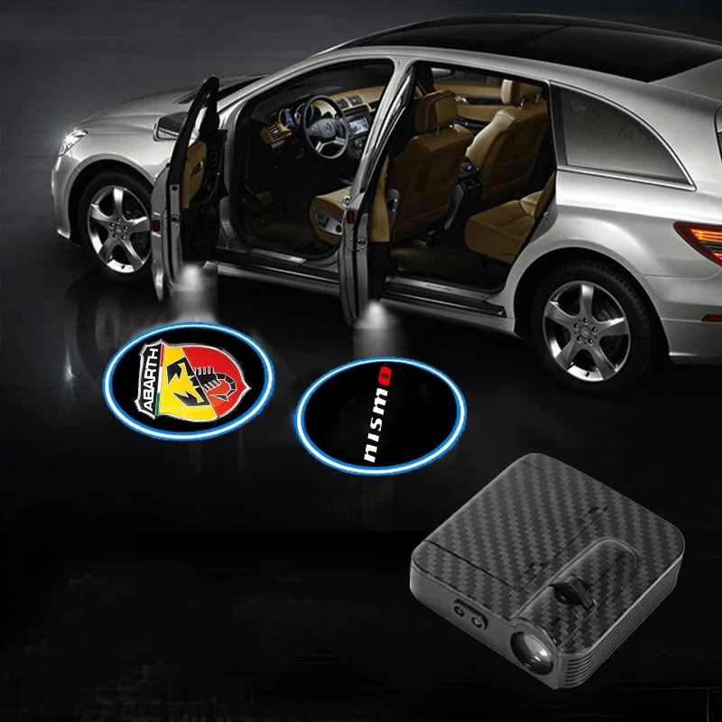 

1/2pcs Car Door LED Welcome Light Decorative Light Auto Accessories For SAAB 9000 900 600 428 03-10 9-3 9-5x 9-7x 9-X 93 95 99