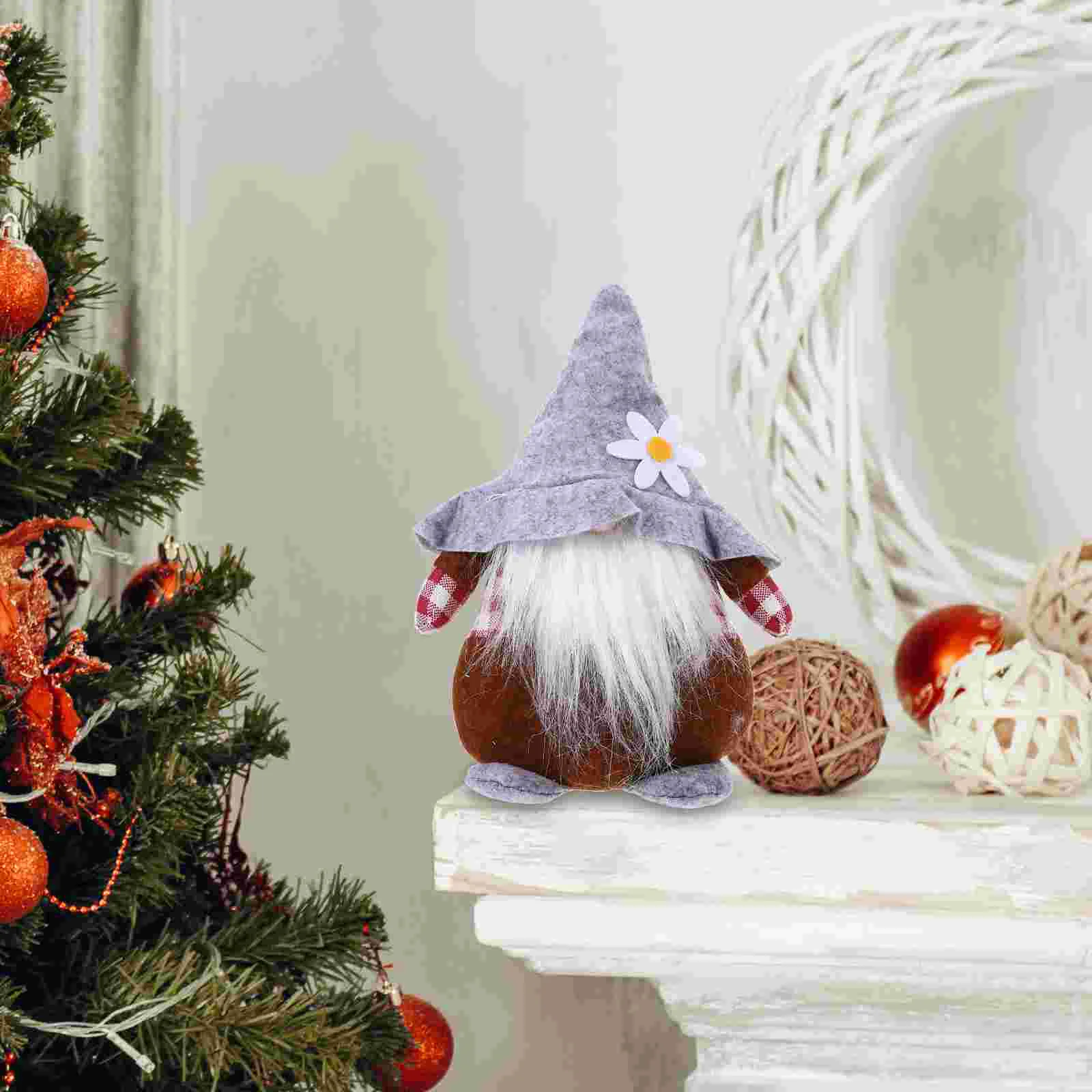 

Christmas Faceless Ornament Xmas Gnome Toy Decoration Decorations Desktop Toys