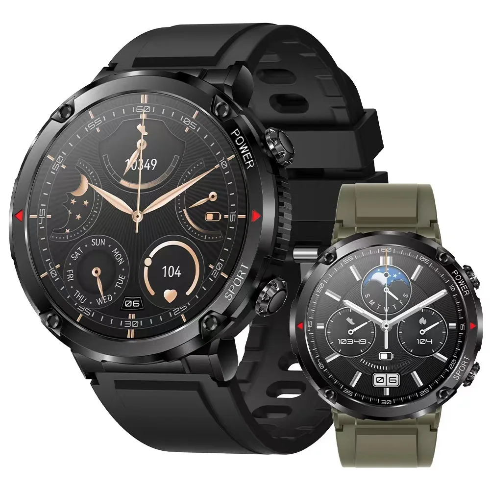 

2023 New Bluetooth Call Men Smart Watch 600 MAh Large Battery 1.6"400*400 HD Colour Screen IP68 Waterproof Screen Smartwatch Man