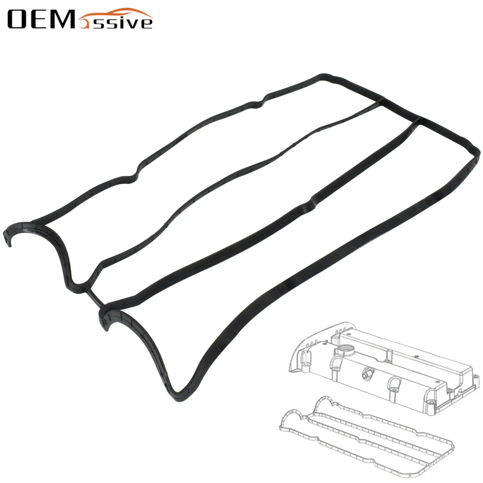 

Car Engine Rocker Cover Gasket Seal For Ford C-Max Fusion Fiesta Focus 1141575 1S6G6K260AA C20110235 30711654 11096200 EP1300904